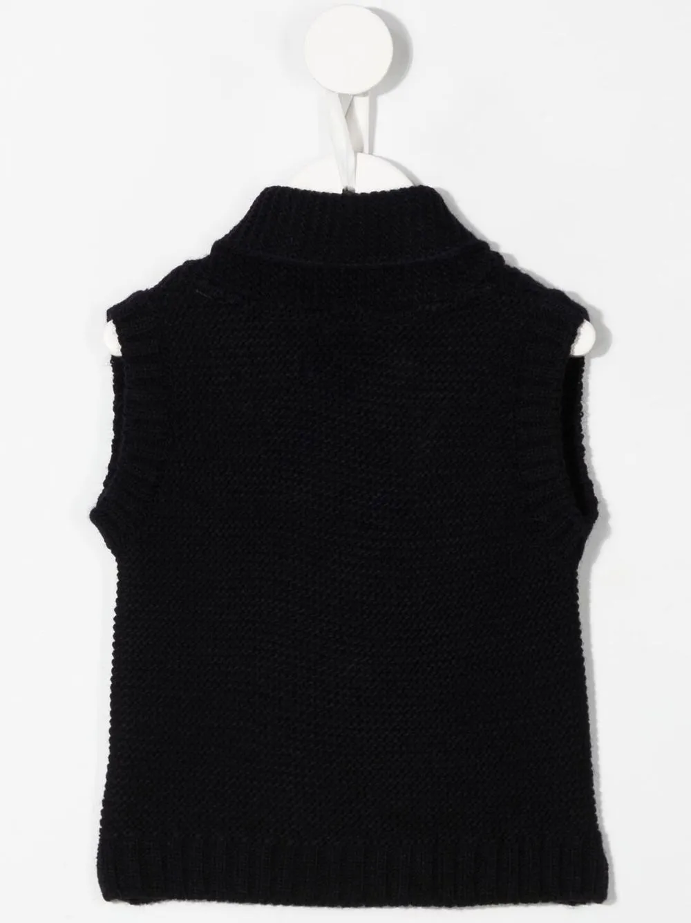 Lapin House Ribgebreid gilet - Blauw