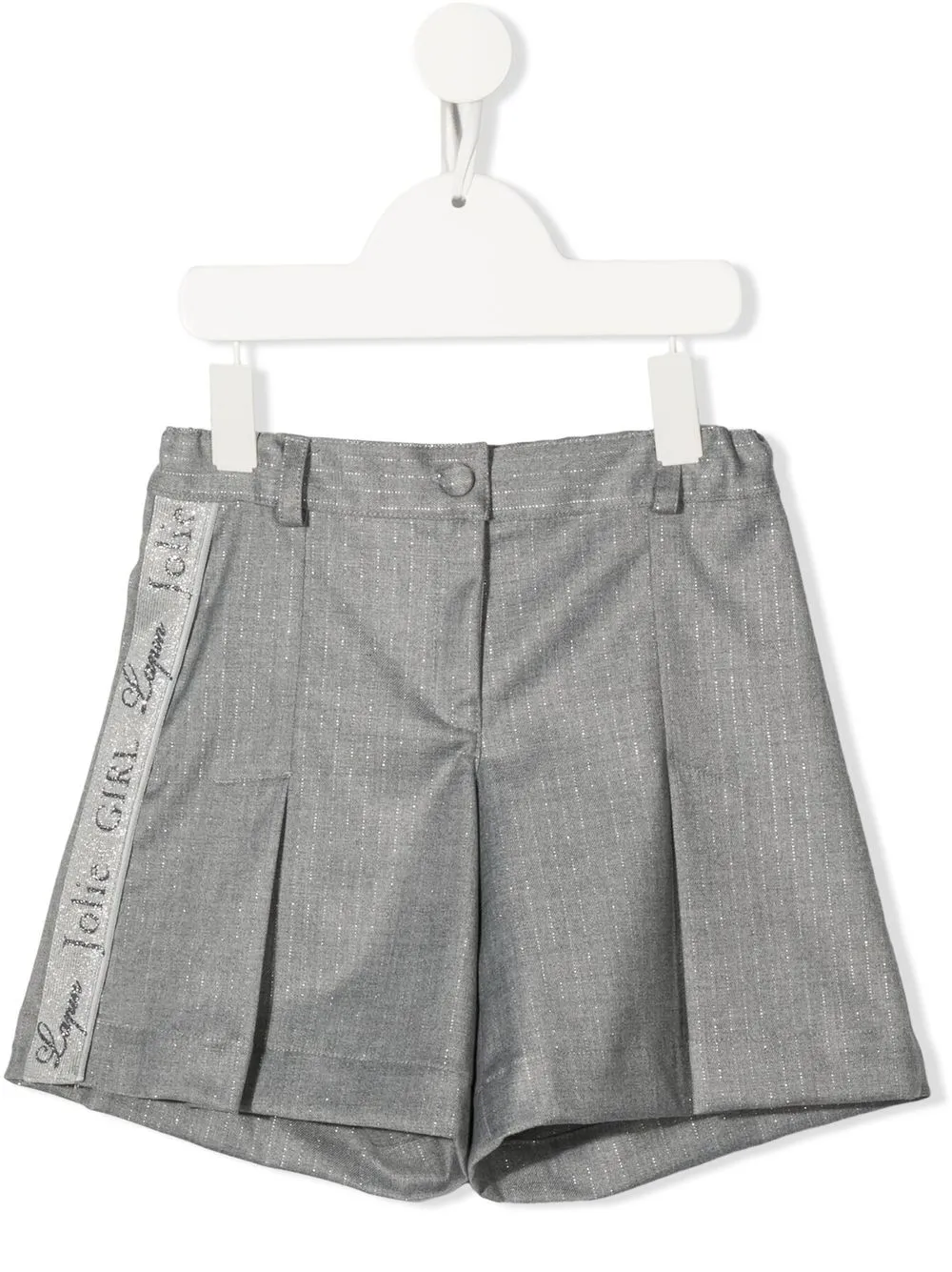 

Lapin House shorts con banda y logo - Gris