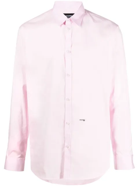 Dsquared2 logo-print long-sleeve shirt