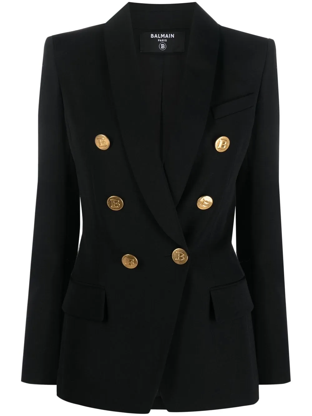 

Balmain blazer con doble botonadura - Negro