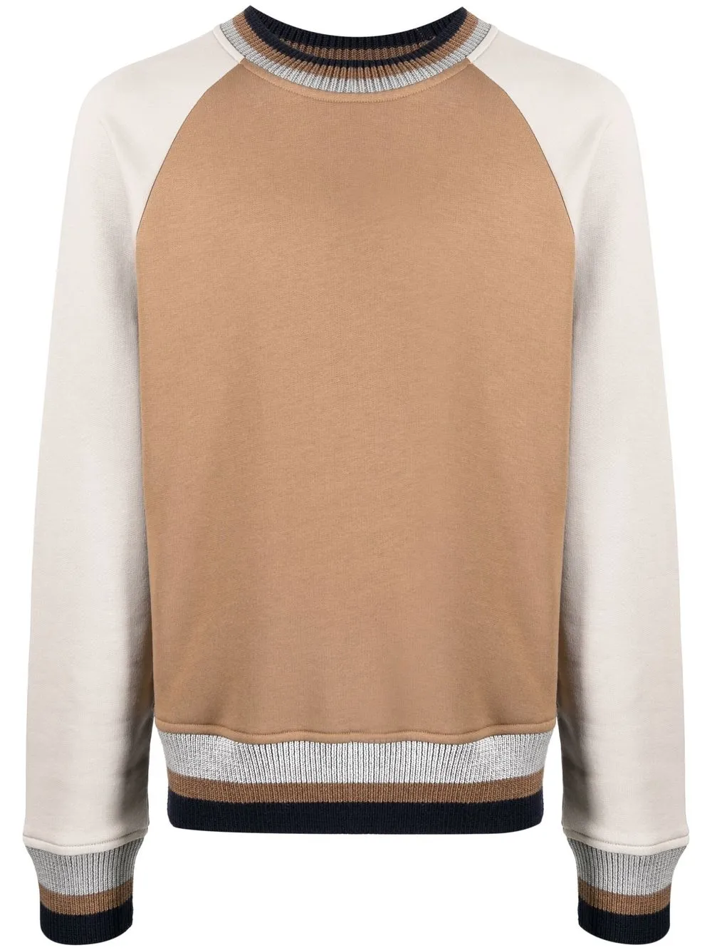 

Herno colour-block crew-neck sweatshirt - Neutrals