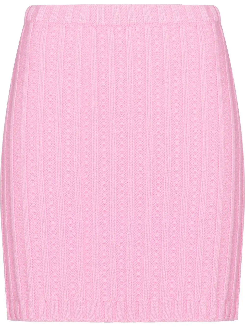 

Blumarine falda tejida de cintura alta - Rosado