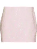 Blumarine rhinestone-embellished miniskirt - Pink