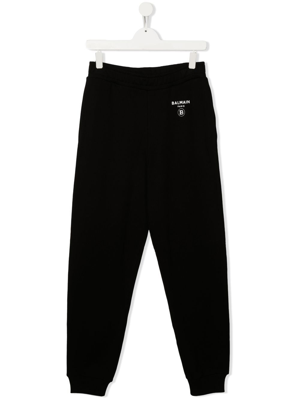 

Balmain Kids TEEN logo-print joggers - Black