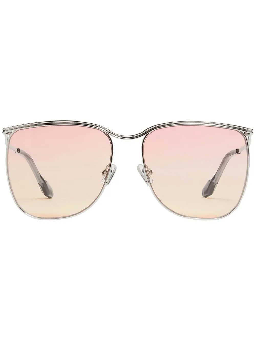 

Gentle Monster lentes de sol Duda 02 con armazón estilo aviador - Plateado