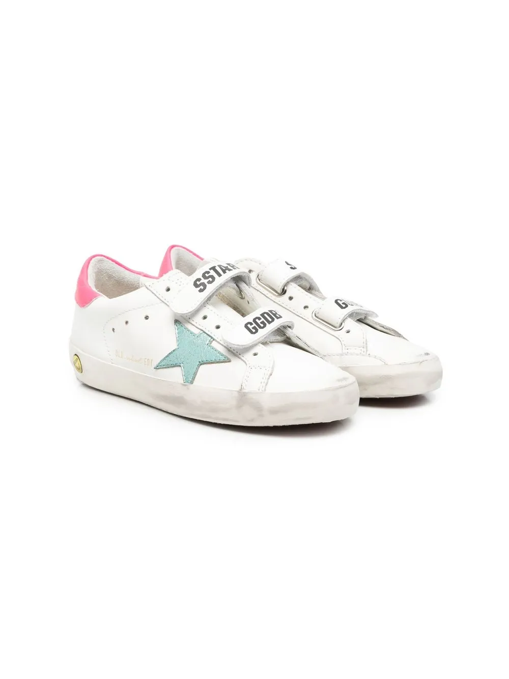 

Golden Goose Kids tenis bajos Old School - Blanco