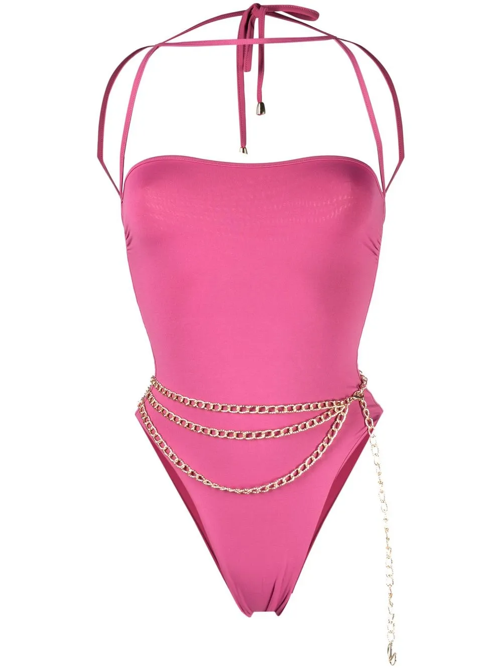 

La Reveche Zakarina chain-link swimsuit - Pink