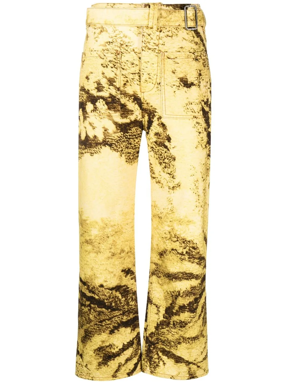 

ETRO pantalones con estampado abstracto - Amarillo