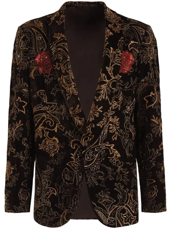 Floral blazers top