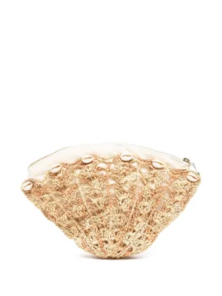 Sensi Studio Seashell Woven Clutch Bag - Farfetch