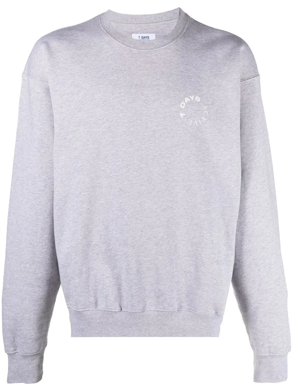 

7 DAYS Active sudadera con logo estampado - Gris