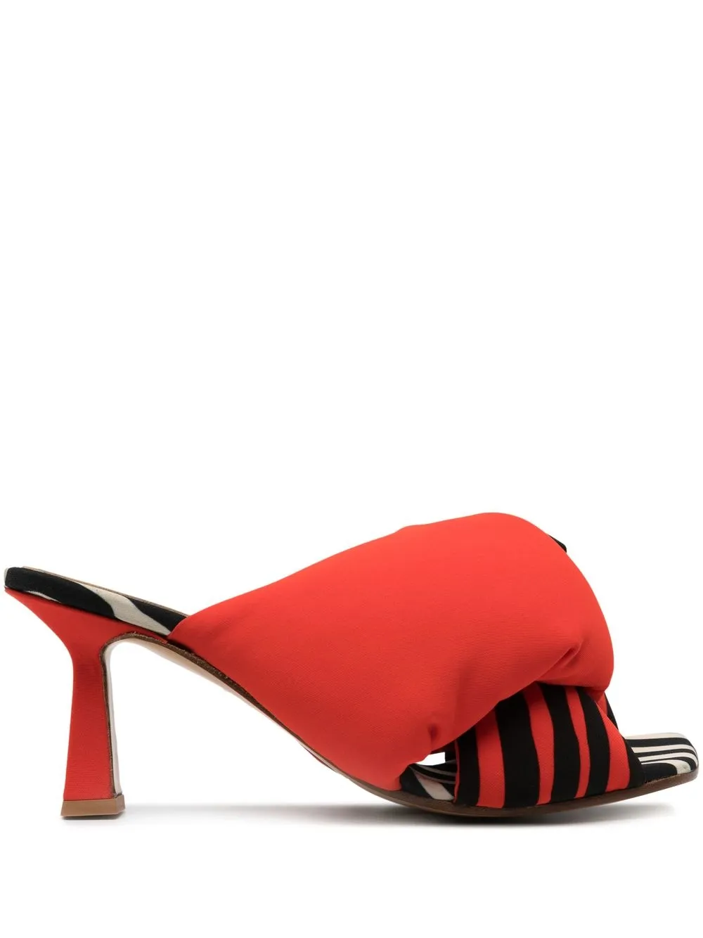 Ugo Paulon Momber 70mm Heeled Mules In Red