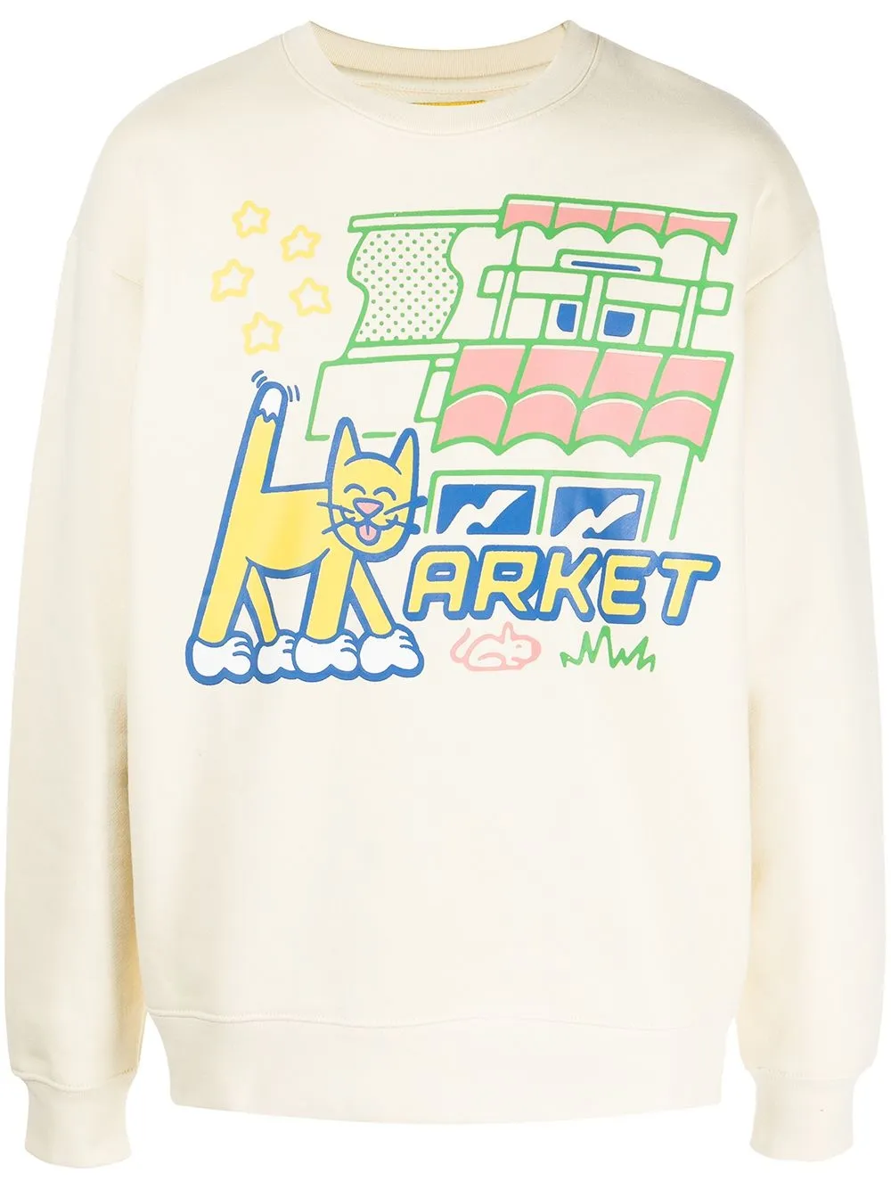 

MARKET sudadera Feline Society - Neutro