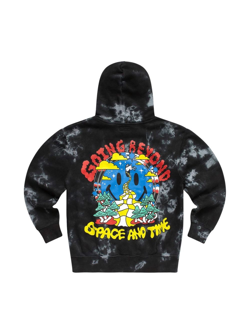 Shop Market Smiley Beyond Space And Time Hoodie In Black