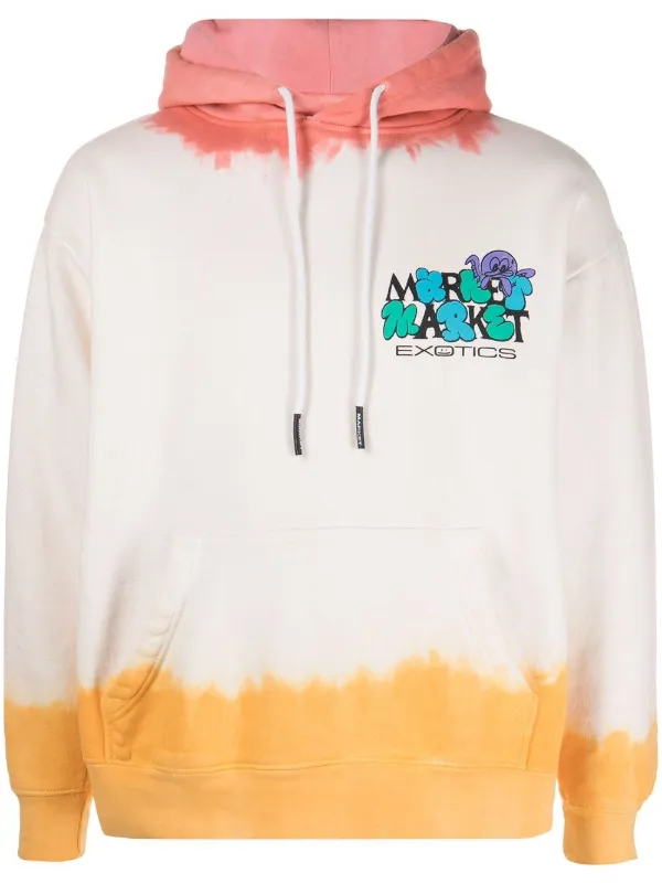 MARKET Exotic Automobile tie dye Hoodie Farfetch