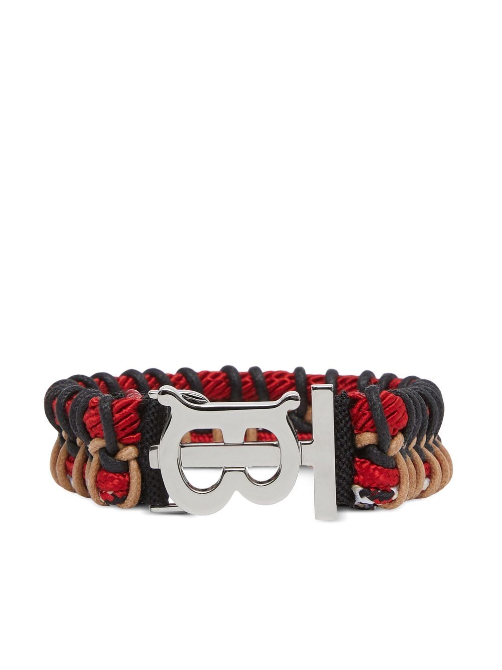 

Burberry TB monogram woven bracelet - Red