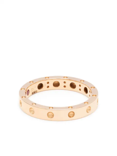 Roberto Coin 18kt rose gold Pois Moi thin band ring