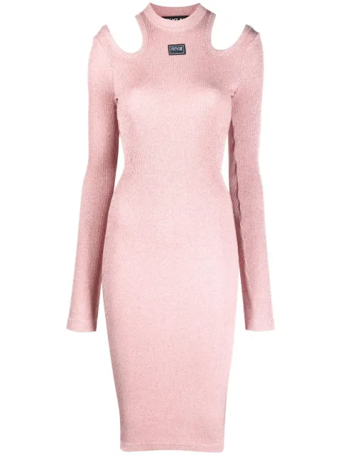 Versace Jeans Couture cut-out knitted dress