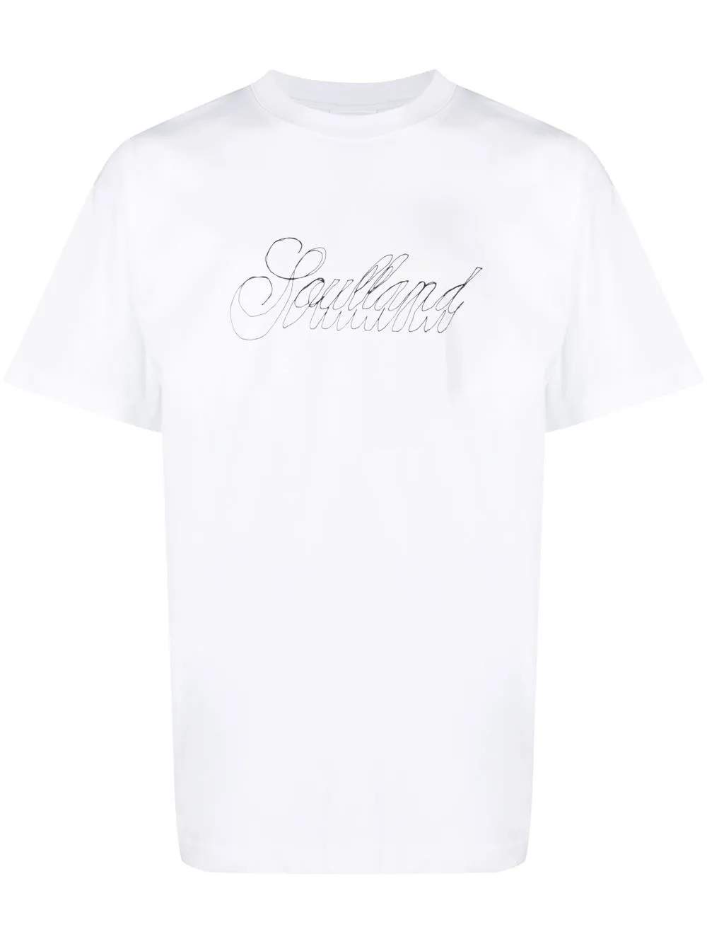 

Soulland playera con logo estampado - Blanco