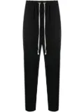 Les Tien fleece track pants - JET BLACK