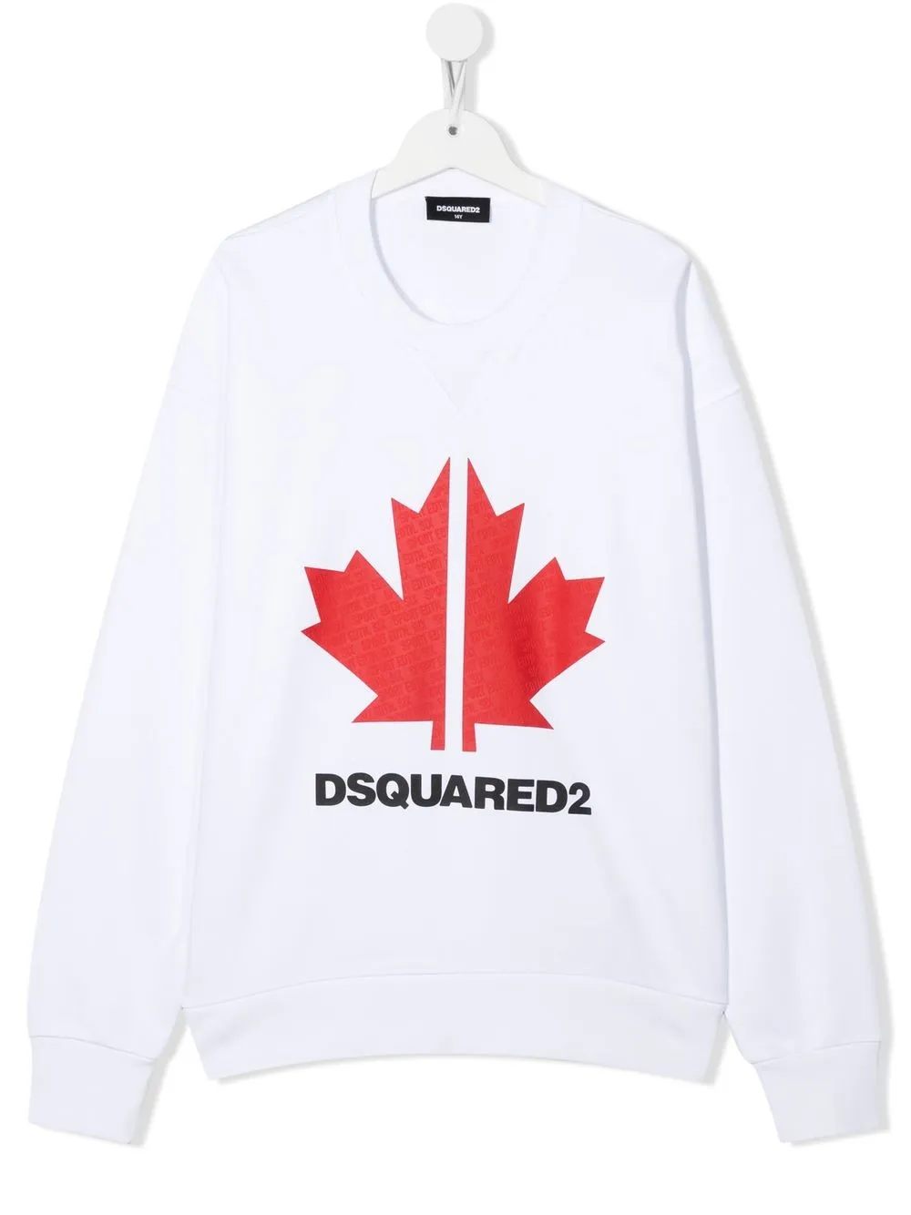 

Dsquared2 Kids TEEN logo-print sweatshirt - White