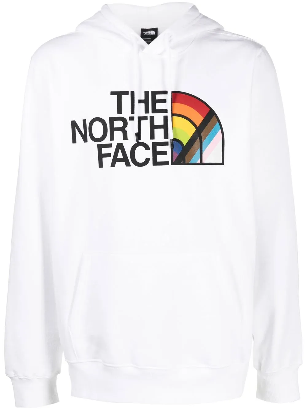 

The North Face hoodie con logo estampado - Blanco