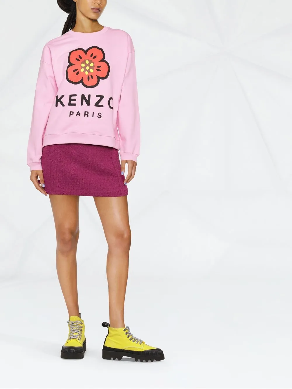 Kenzo black and pink sweatshirt top