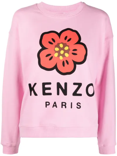 logo-print round-neck sweatshirt 
