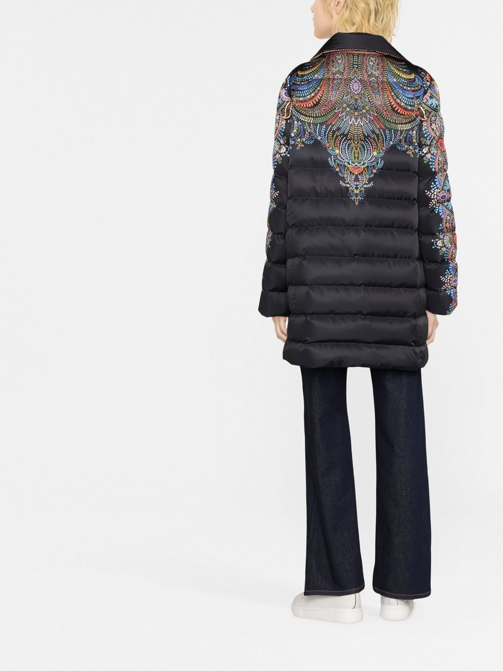 ETRO printed quilted coat Women