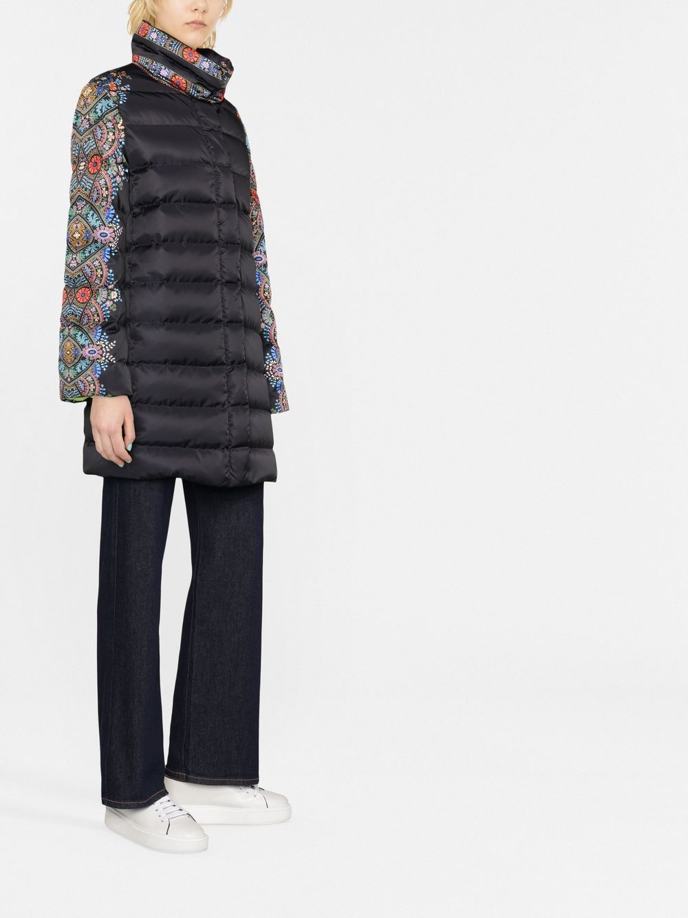 ETRO printed quilted coat Women