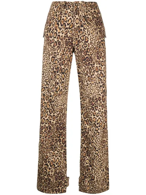 ETRO leopard-print cargo trousers