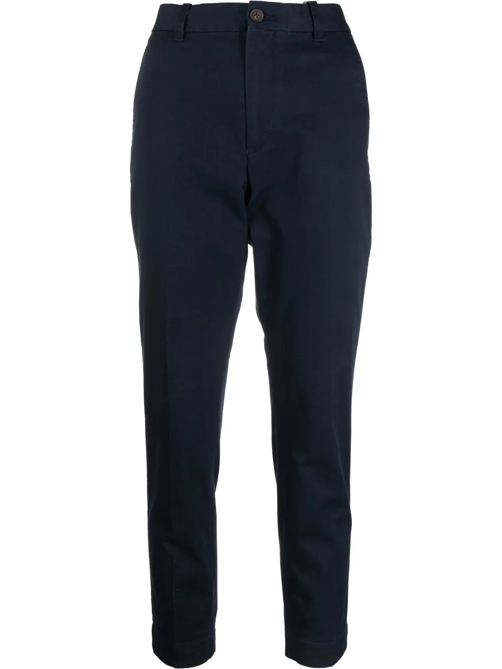 polo ralph lauren pantalon chino court à coupe slim - bleu