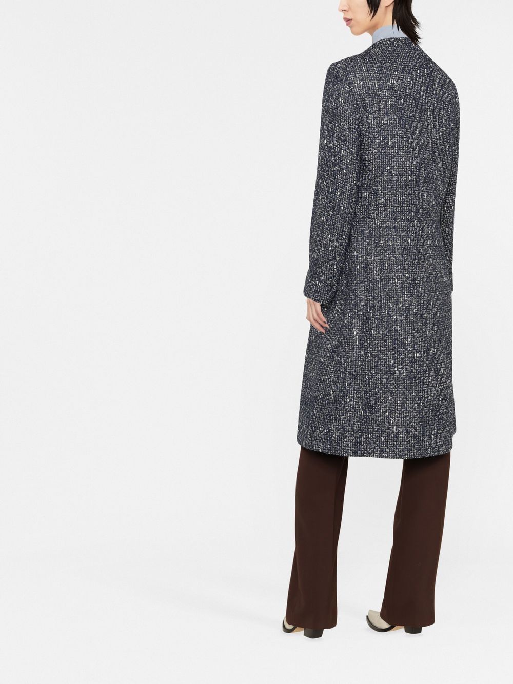 ETRO Pegaso-button tweed coat Women