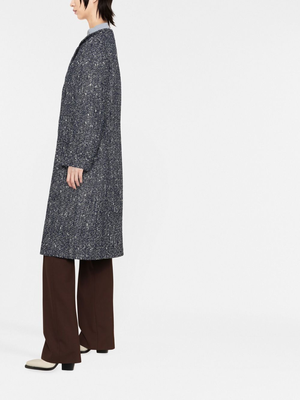 ETRO Pegaso-button tweed coat Women