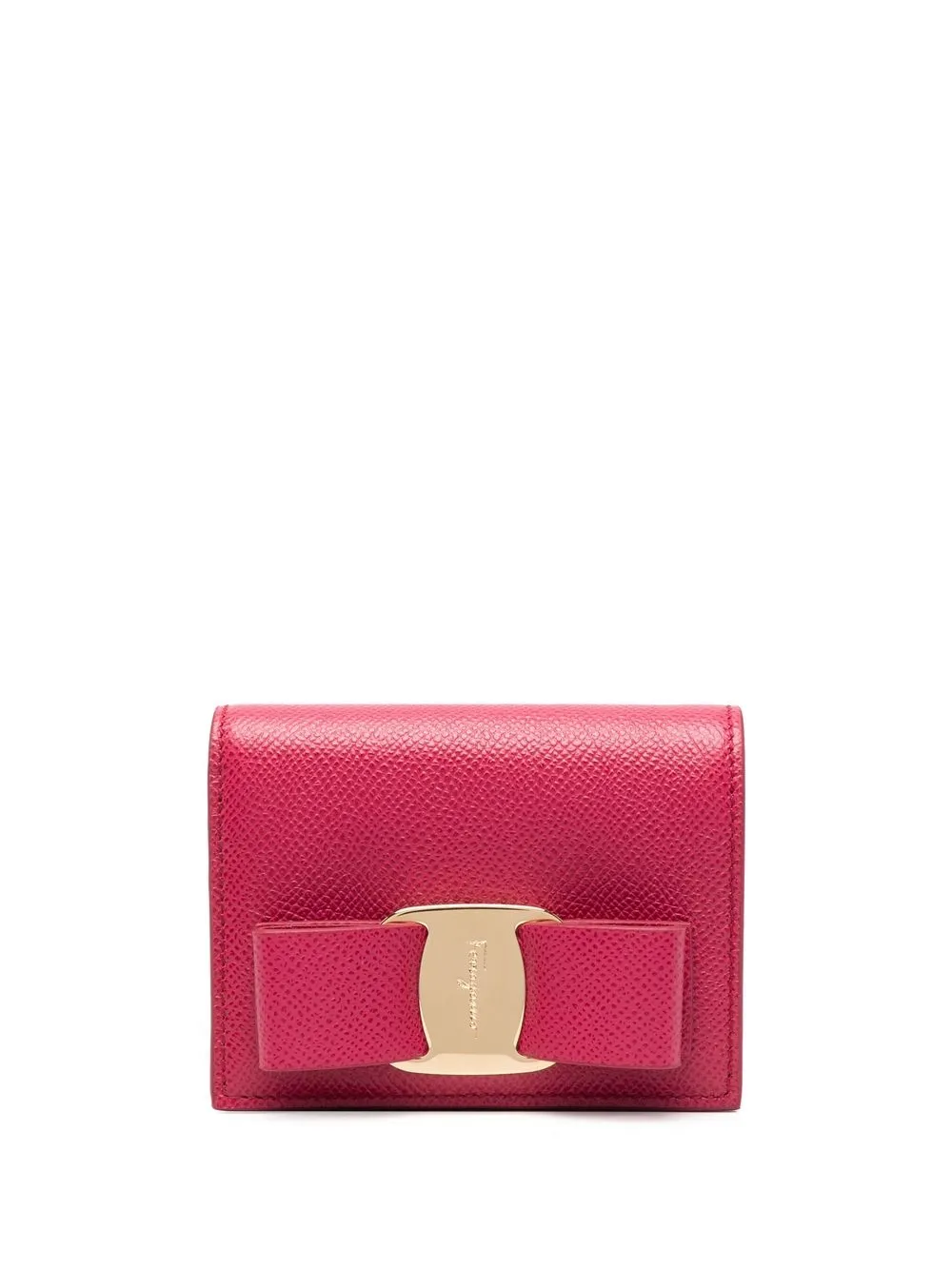 

Ferragamo Vara compact wallet - Pink