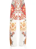 ETRO floral-print track pants - White