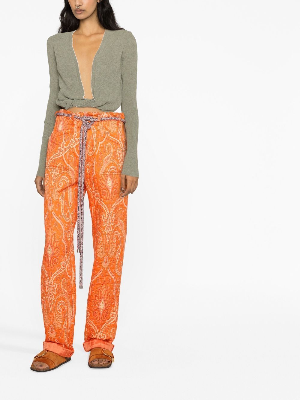 ETRO Straight broek - Oranje