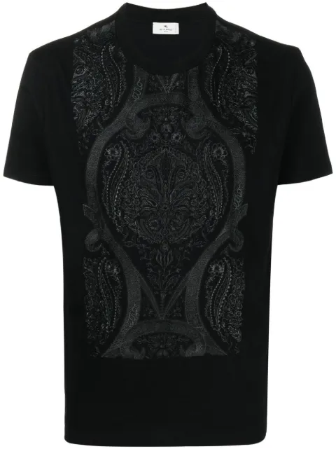ETRO playera con logo bordado