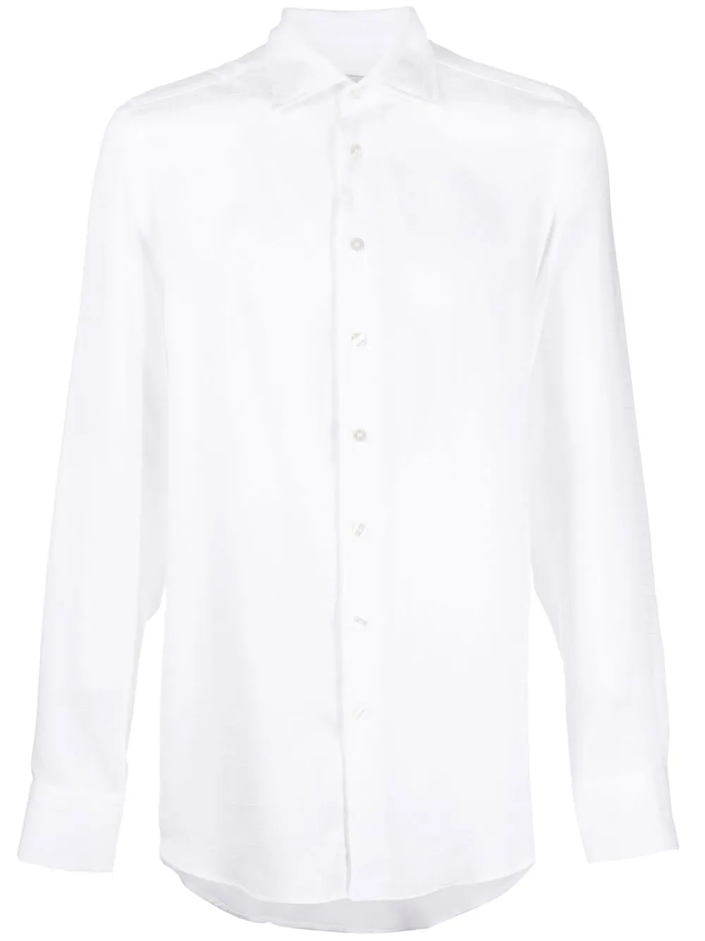 

ETRO camisa con cuello de pico - Blanco