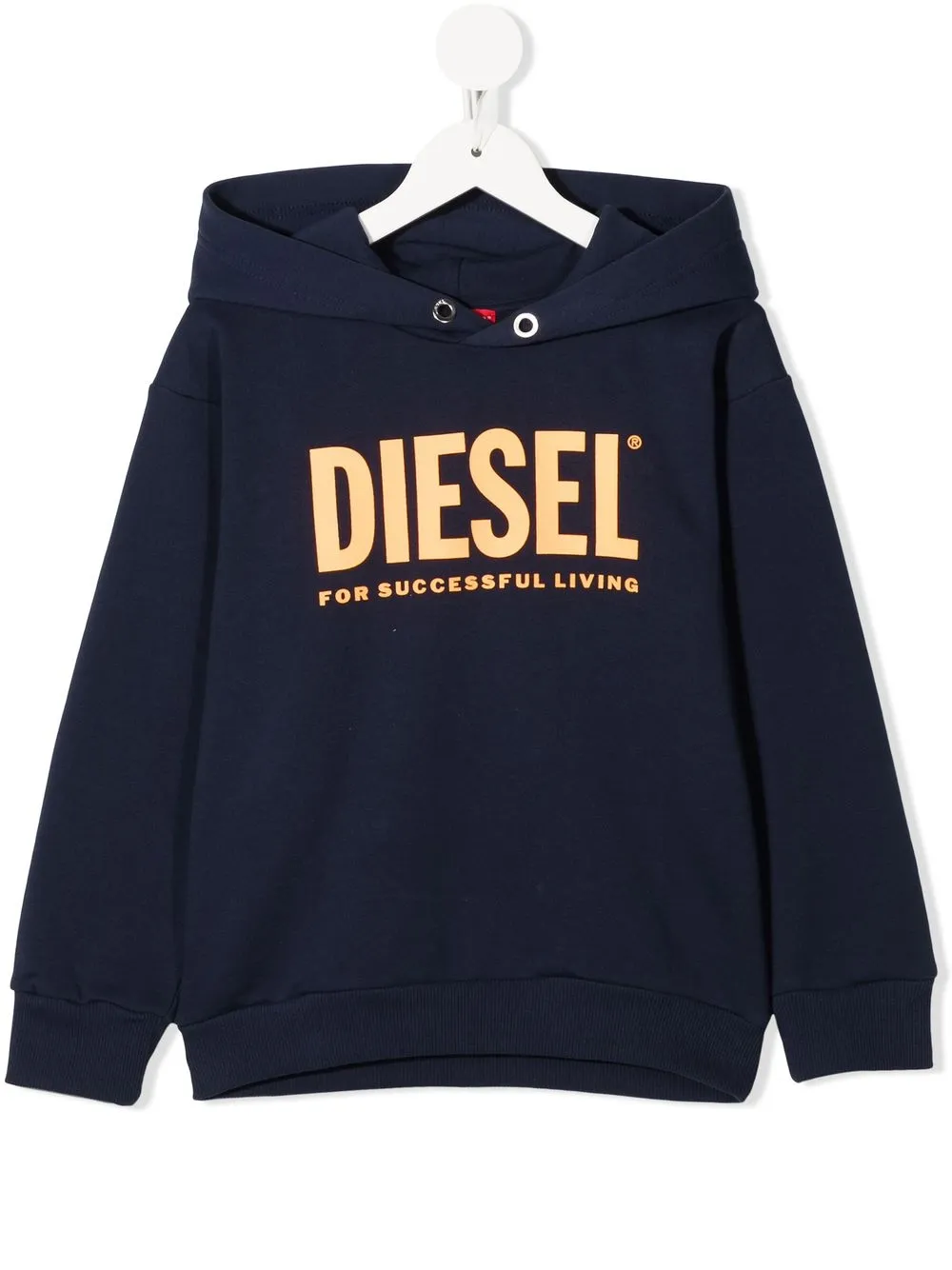

Diesel Kids hoodie con logo estampado - Azul