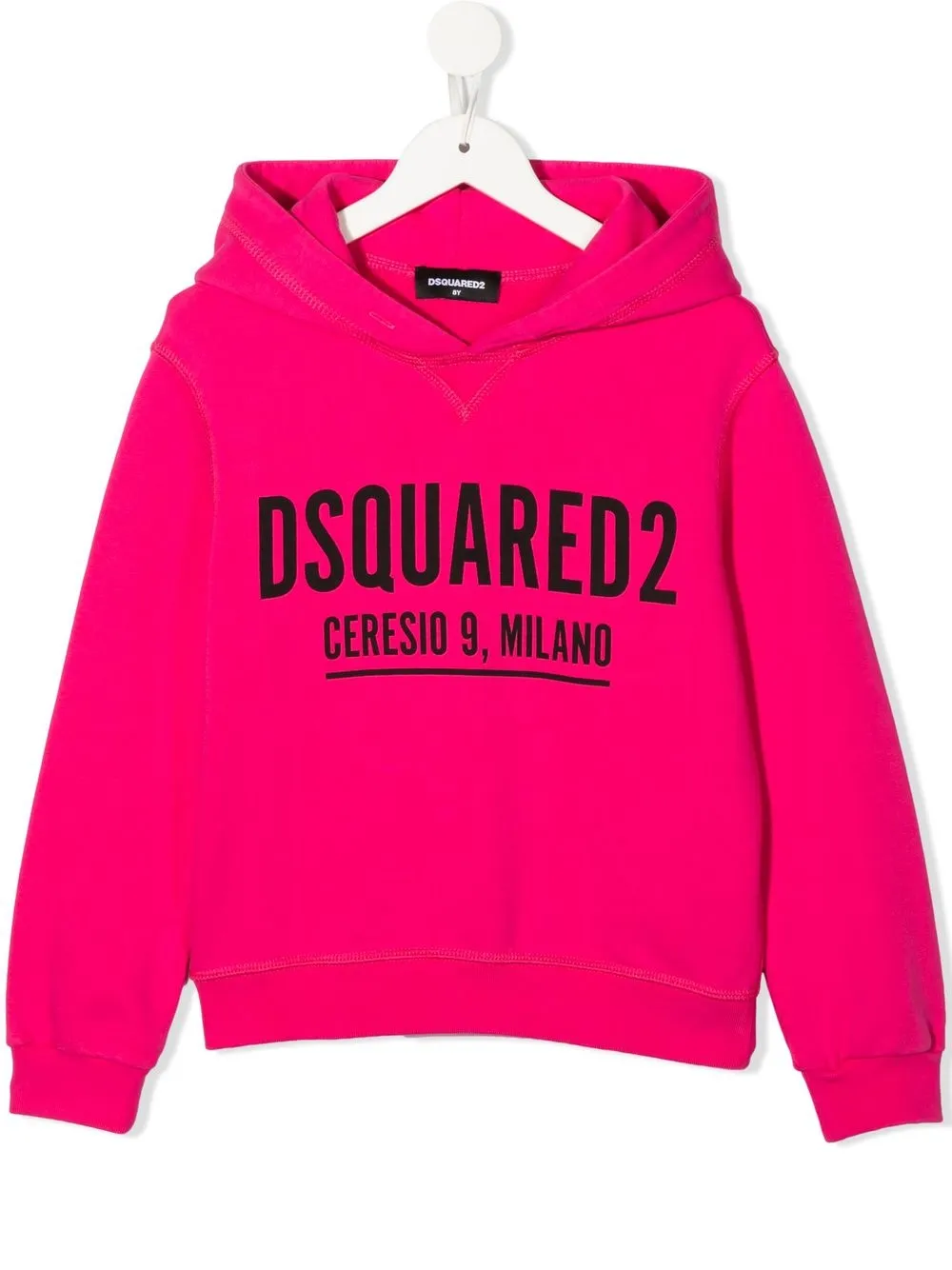 

Dsquared2 Kids logo-print cotton hoodie - Pink