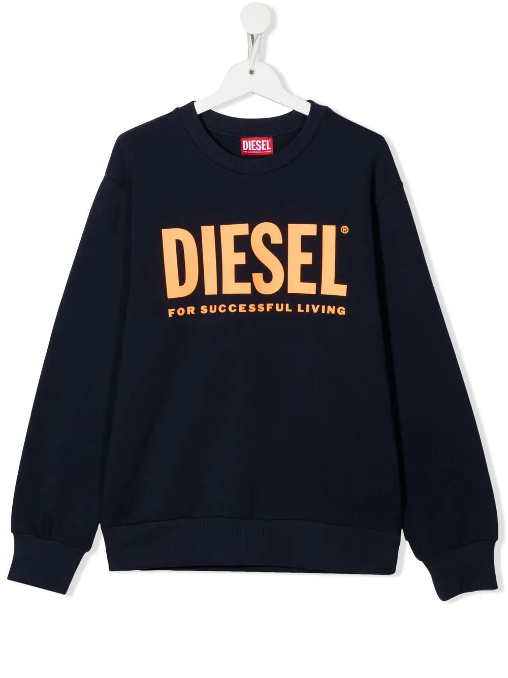 

Diesel Kids sudadera con logo estampado - Azul