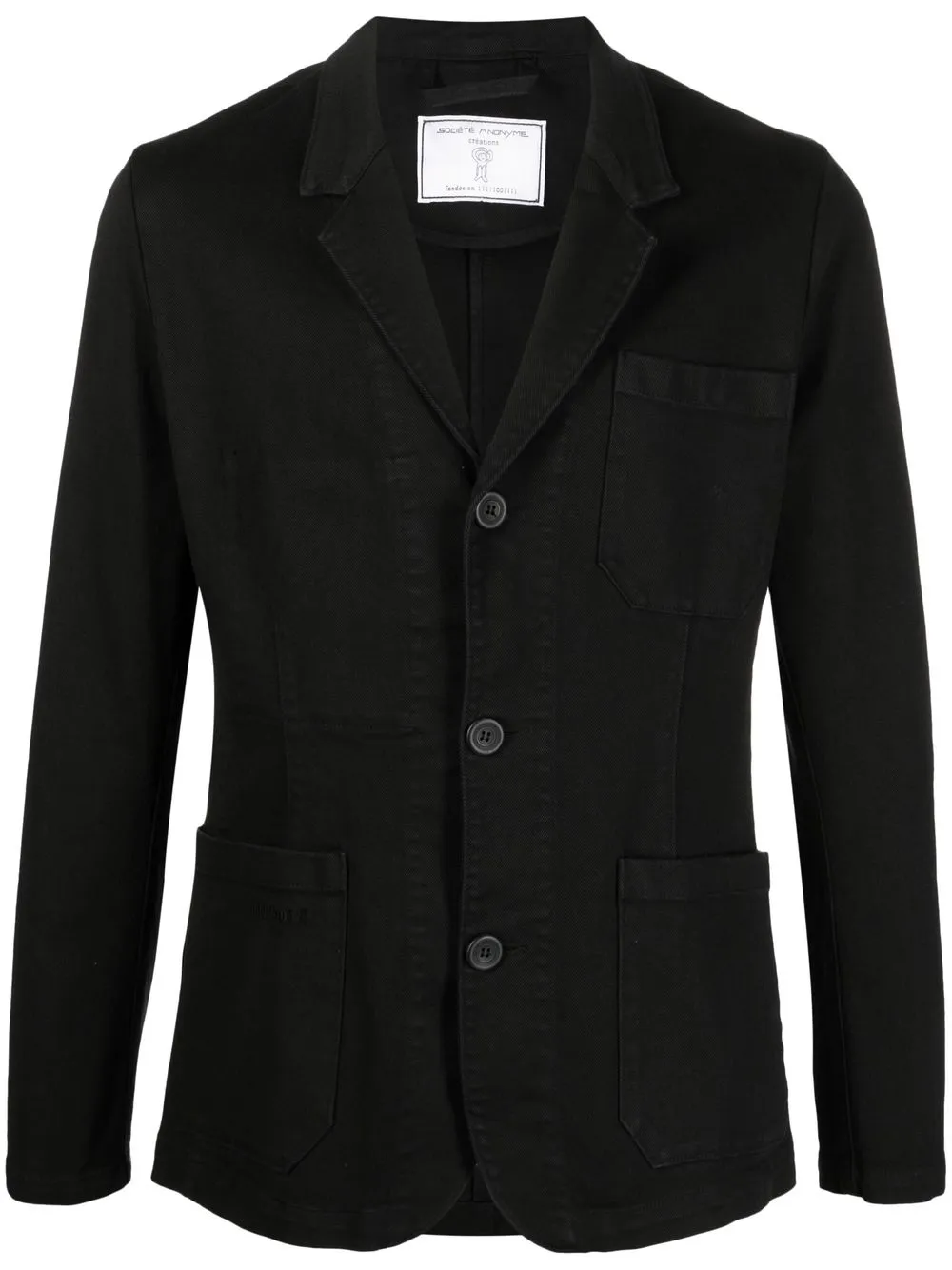 

Société Anonyme blazer con botones - Negro