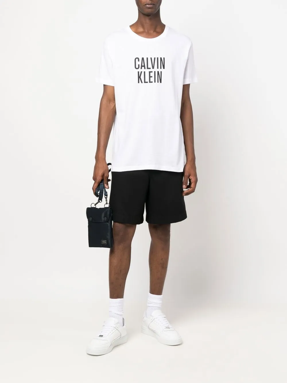 calvin klein logo印花短袖t恤 图 2