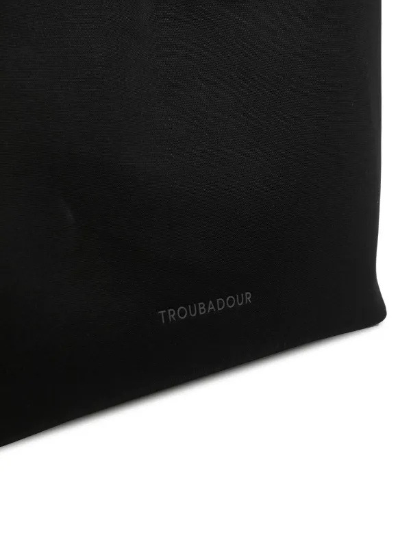 バッグ TROUBADOUR feather weight tote Troubadour Featherweight Logo Tote Bag | Black | FARFETCH