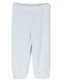 Palm Angels Kids logo print sweatpants - Blue