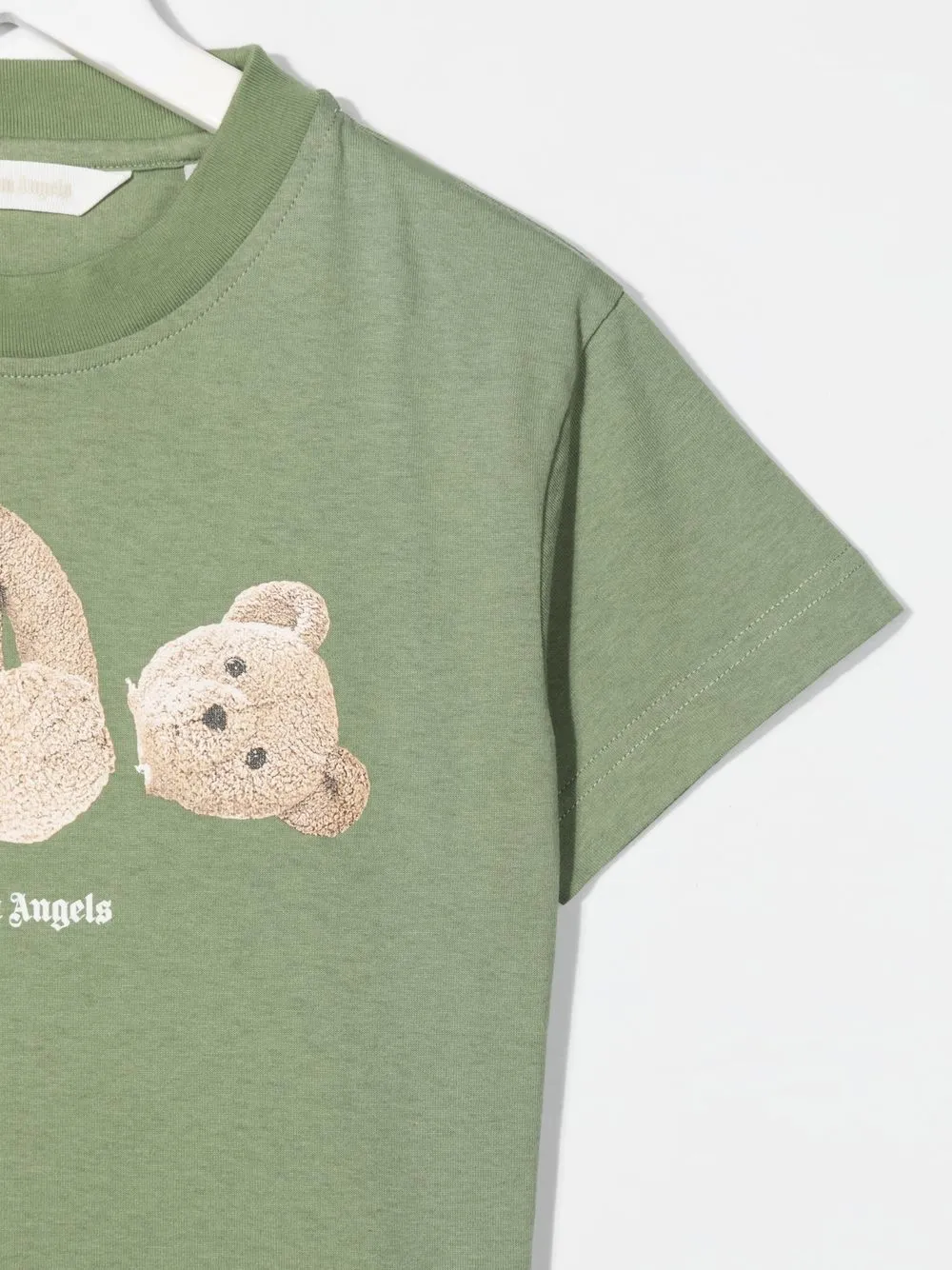 Bear-Print Short-Sleeved T-Shirt