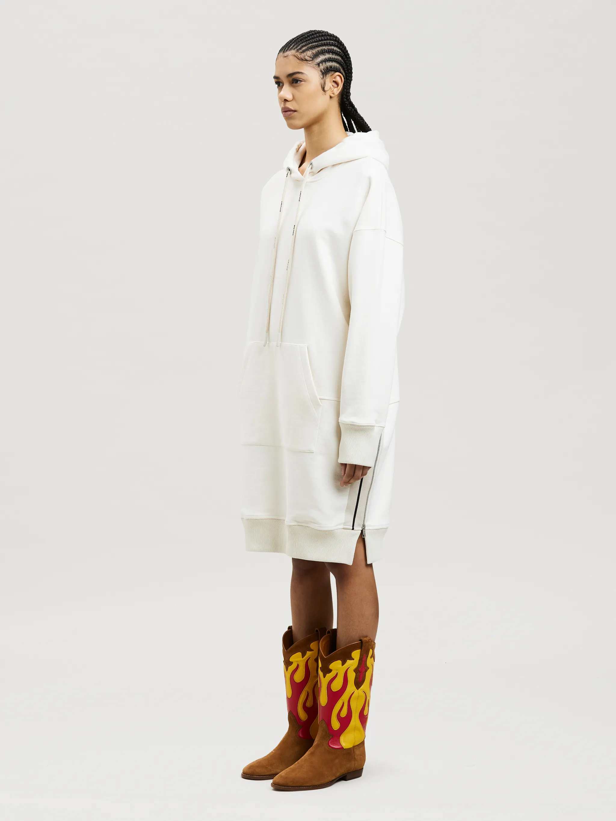 HOODED OVERSIZE DRESS
