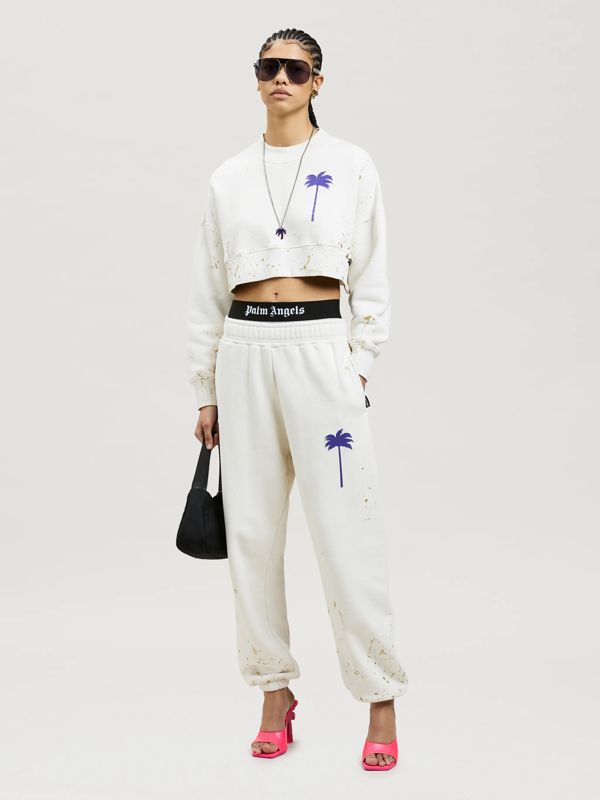 PXP PAINTED CROPPED SWEATSHIRT