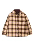 Palm Angels Kids check-pattern jacket - Pink
